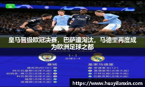 皇马晋级欧冠决赛，巴萨遭淘汰，马德里再度成为欧洲足球之都